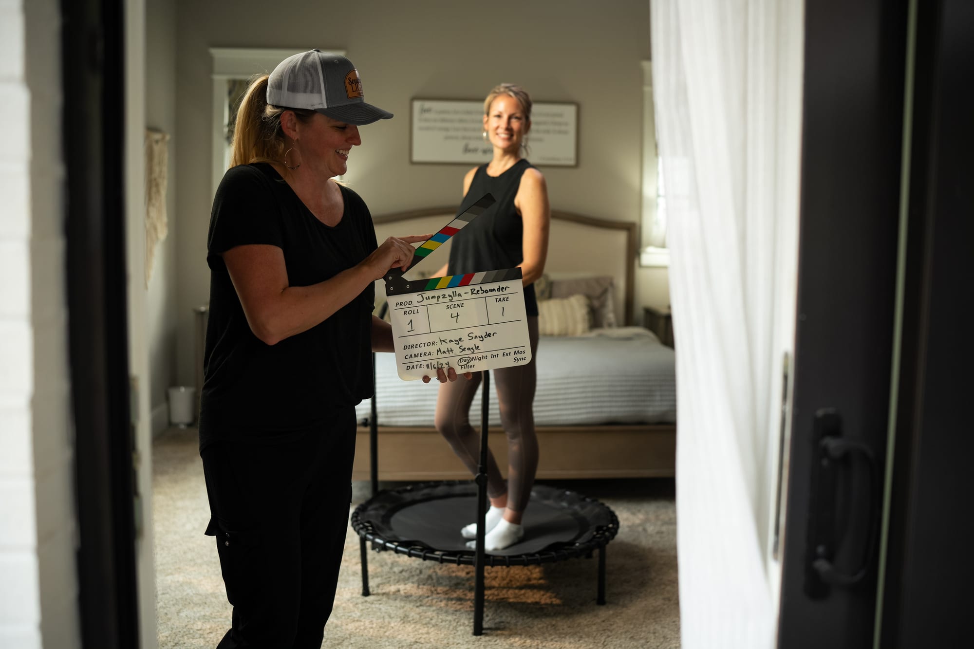 Behind the scenes video shoot