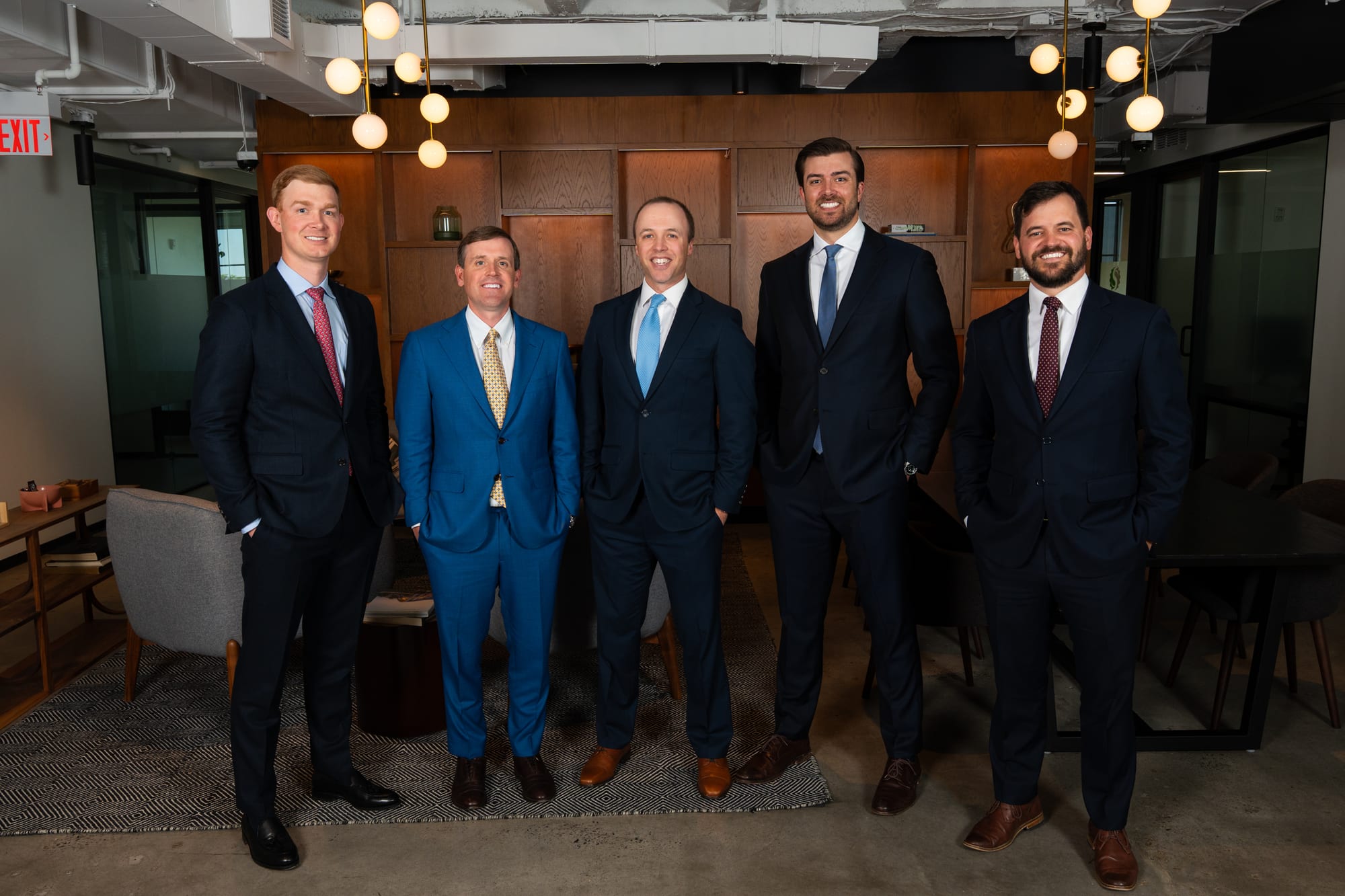 Corporate team group portrait
